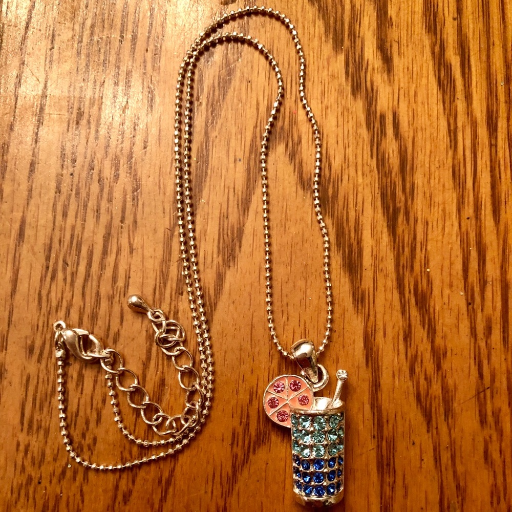 Silver Crystal Necklace